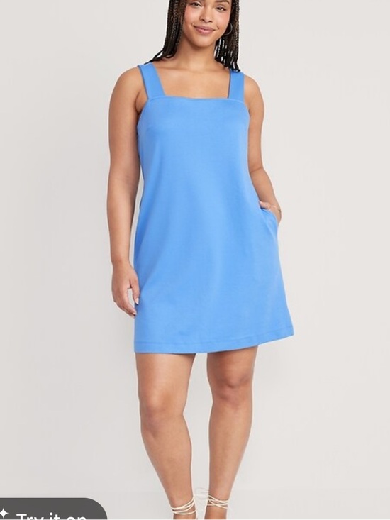 Old Navy Dresses & Skirts - Old Navy Dress - periwinkle “Sleeveless Ponte-Knit Mini Dress”